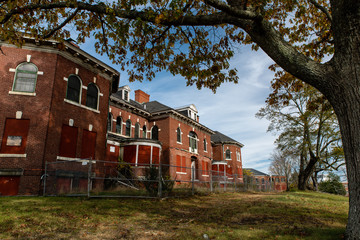 Medical Building - Colonial Revival Architecture - Abandoned Westborough State Hospital - Massachusetts