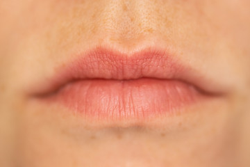 Obraz premium lips closeup 