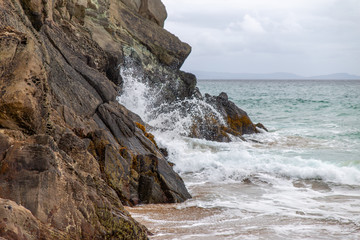Coumeenole Beach Crashing Waves