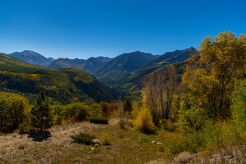 Fototapeta premium Fall Foliage in the Colorado Rocky Mountains