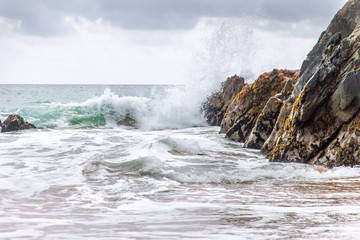 Coumeenoole Beach Crashing Waves