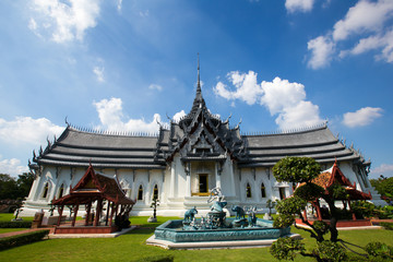 Fototapeta premium Sanphet Prasat Palace, Ancient City, Bangkok, Thailand