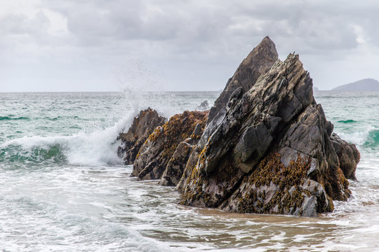 Coumeenoole Beach Crashing Waves