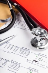 Stethoscope with Medical Record
