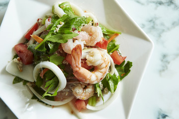 Shrimp and glass noodle salad 