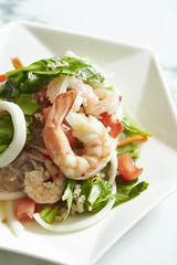 Shrimp and glass noodle salad 