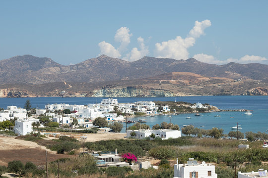Harbor of Pollonia, Milos, Greece