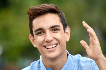 Friendly Teenager Boy