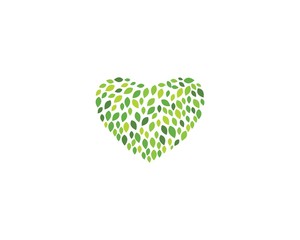 Logos of green leaf ecology nature element