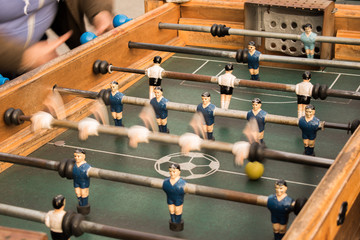 Juego de mesa basado en el fútbol  - obrazy, fototapety, plakaty