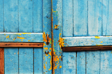 Old wooden door texture background
