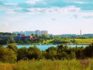 Obraz premium view of city