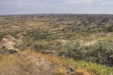 Fototapeta premium Theodore Roosevelt National Park is in Western North Dakota