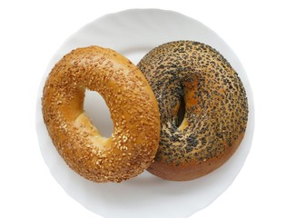 бублики с маком и кунжутом