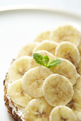 Fresh fruits baguette 