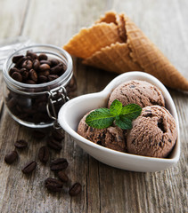 Coffee ice cream