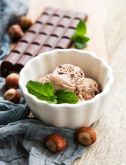 Chocolate ice cream