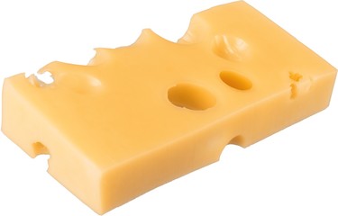 Piece of Cheese, Isolated