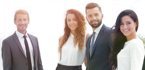 successful business team in office