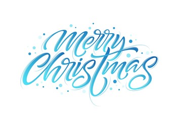 Christmas hand drawn lettering