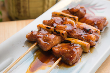 Delicious Japanese Chicken Yakitori