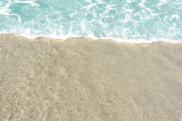 Fototapeta na wymiar sea water texture background. wave of sea water from nature.