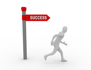 3d success concepet
