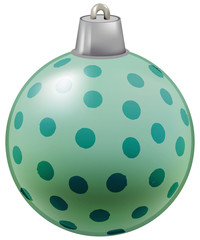 Illustration of bauble for Christmas tree decoration