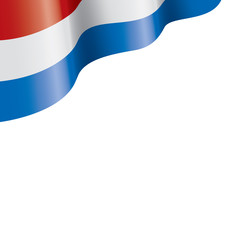 Netherlands flag, vector illustration on a white background