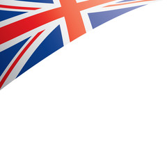 United Kingdom flag, vector illustration on a white background