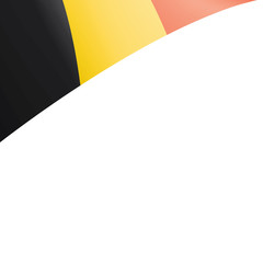 Belgium flag, vector illustration on a white background