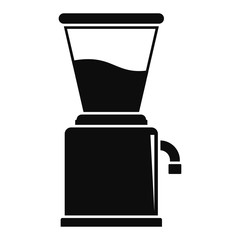 Modern coffee grinder icon. Simple illustration of modern coffee grinder vector icon for web design isolated on white background