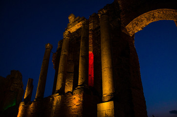 Fototapeta premium Teatro Greco Antico - Taormina