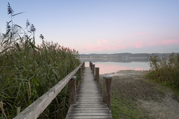 Abendstimmung am Herbstlichen Gnadensee