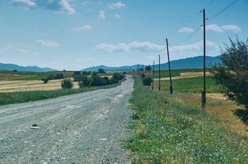 Obraz na płótnie Canvas Mountain road