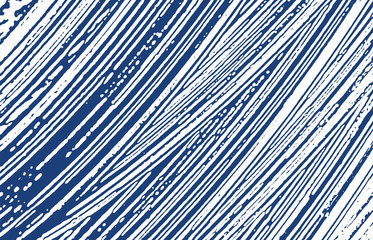 Fototapeta premium Grunge texture. Distress indigo rough trace. 