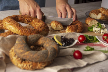 simit ve çay