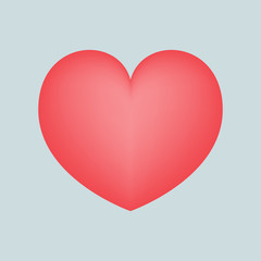 Heart icon vector for decoration