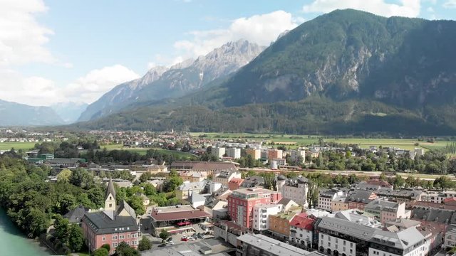 Lienz aerial view