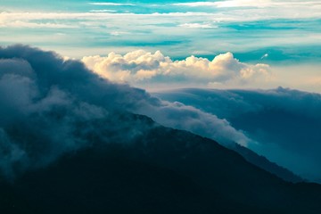 aerial view of the sea from above at Genting Highlands