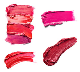 Fototapeta premium lipstick paint color makeup beauty sample