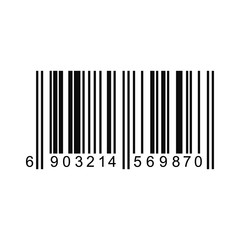 Barcode or Code Isolated on a Background. Vector