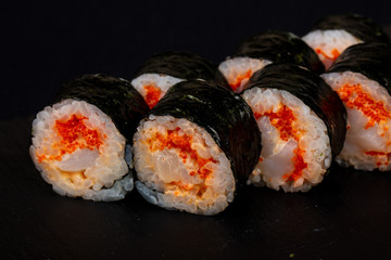 Japanese roll with prawn