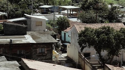 Houses in Asuncion, Paraguay. 