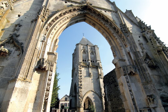 Ville de Verneuil-sur-Avre, ancienne église, département de l'Eure, France