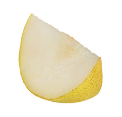 Fresh pear isolated on white background