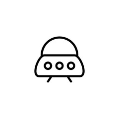 Fototapeta premium UFO icon vector
