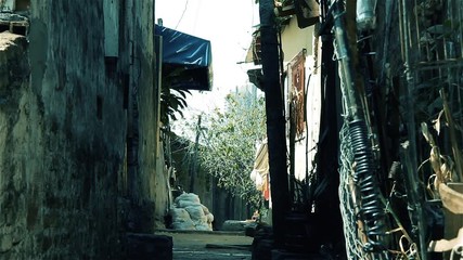 Slums Houses in Asuncion, Paraguay.