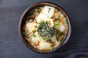 lightly fried tofu AGEDASHI DOFU
