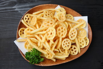 snack food plate